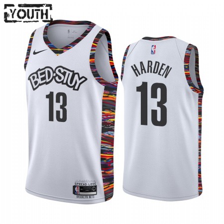Kinder NBA Brooklyn Nets Trikot James Harden 13 Nike 2019-2020 City Edition Swingman